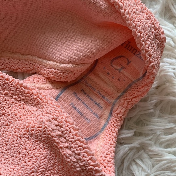 NWT Hunza g bonnie bikini in peach one size - Picture 9 of 9